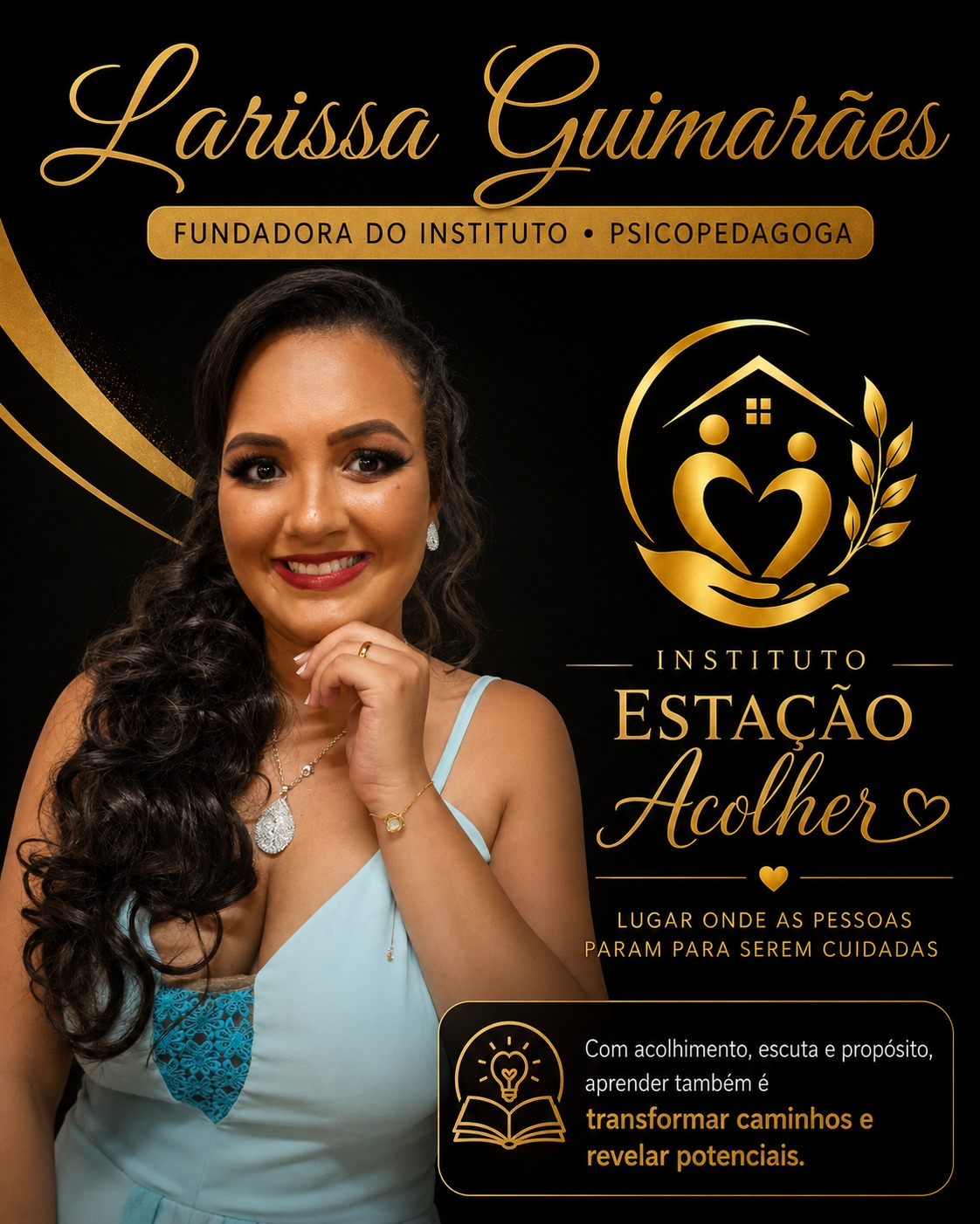 Larissa Guimarães, fundadora do Instituto Estação Acolher